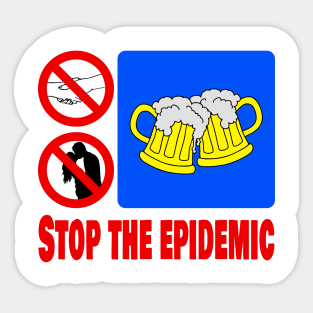 COVID-19 Stop the epidemic Sticker